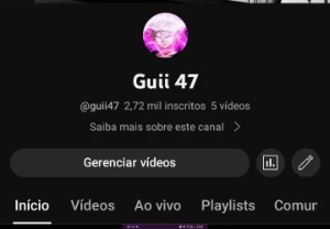 Canal de YouTube 2k e 600 Inscritos - Redes Sociais