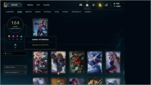 Conta League of Legends - Janna Vitoriosa, Jarvan Vitorioso LOL