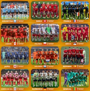 Figurinhas da Copa 2022 para imprimir - Outros