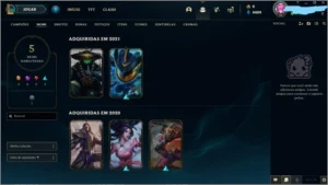 conta master bom mmr MID/TOP. - League of Legends LOL