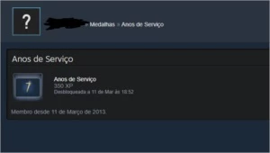 Steam LVL 81 / 182 jogos / 7 anos