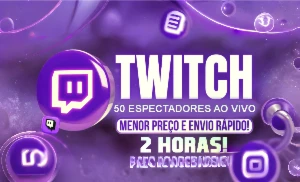 Twitch Viewers AO VIVO - 50 espectadores [SEM QUEDA]