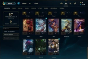 Conta platina 4 - League of Legends LOL