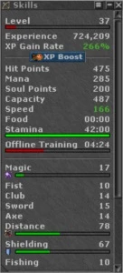 MAGE LVL 60 SKILADO ML 64 - RP LVL 37 SKILL 78/67 ML 17 - Tibia