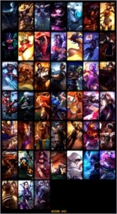 Conta LoL Ouro 5, 121 champs, 43 skins - League of Legends