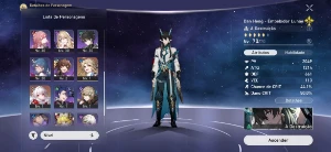 Conta top ar 59 case 60 com 6 personagens 5 estrelas e 2 con - Outros