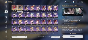 Conta top ar 59 case 60 com 6 personagens 5 estrelas e 2 con - Outros