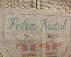 Tela para bordar em juta NTJ-03 - 77 x 55 cm - Artesanato e Personalizados