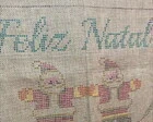 Tela para bordar em juta NTJ-03 - 77 x 55 cm - Artesanato e Personalizados