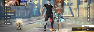 CONTA FREE FIRE 2 ANGELICAL AZUL E VERMELHA BARBA E VARIAS S