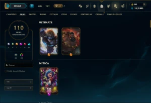 Prata 2 com TODOS os Champs e 110 Skins ( ADC / SUP ) - League of Legends LOL