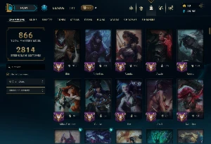 Conta lol diamante 317 skins 1500 reais gastos - League of Legends
