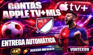 Apple Tv+Mls 4K- 1 Privada 30 Dias Entrega Automática - Assinaturas e Premium