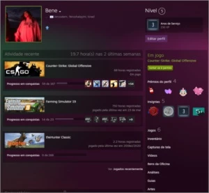 conta steam csgo prime + lealdade - Counter Strike
