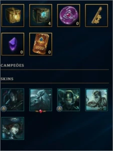 Conta platina 2 smurf 88%WR 20k EA - League of Legends LOL