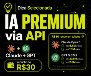 Créditos API para Claude e GPT — IA Premium para Agentes - Inteligência Artificial