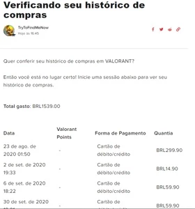 Conta com 1540R$ gastos, do 2 ao 7 passe completos, amuleto - Valorant