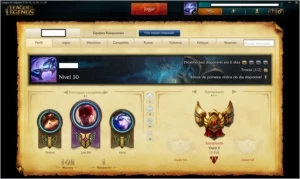 Conta League of Legends - Ouro 5 30 Campeões LOL