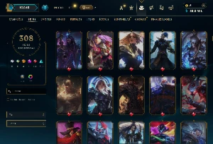 Conta LOL + Valorante (Lol 308 Skins+ faca champions) - League of Legends