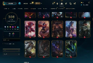 Conta LOL + Valorante (Lol 308 Skins+ faca champions) - League of Legends