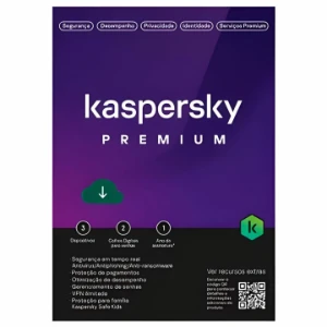 Kaspersky Premium + VPN | 1 mês - Assinaturas e Premium