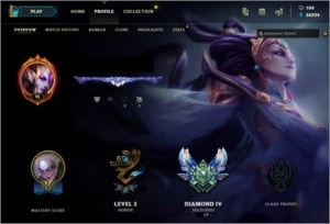 Conta Diamante IV MMR bom, 72 champions, 39 skins - League of Legends LOL