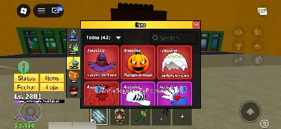 Conta blox 2800 nv darck blade é dog blade no iv é yeti +++ - Roblox
