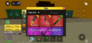 Conta blox 2800 nv darck blade é dog blade no iv é yeti +++ - Roblox