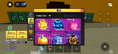 Conta blox 2800 nv darck blade é dog blade no iv é yeti +++ - Roblox