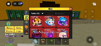 Conta blox 2800 nv darck blade é dog blade no iv é yeti +++ - Roblox