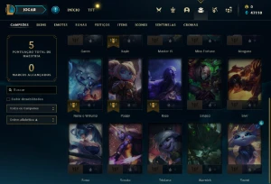 Contas Ferro 4 AFUNDADA - League of Legends LOL