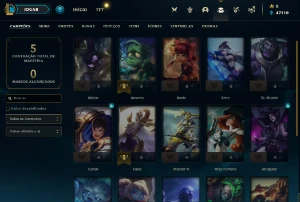Contas Ferro 4 AFUNDADA - League of Legends LOL