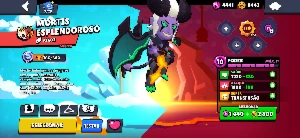 Conta brawl stars com passe Plus 370 gemas skin lendária