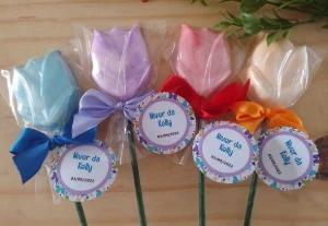 Tulipa no Palito - Artesanato e Personalizados