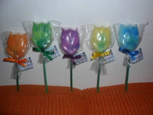 Tulipa no Palito - Artesanato e Personalizados