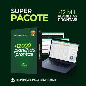 +12 Mil planilhas Excel Editáveis - Softwares e Licenças