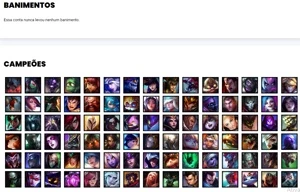 Conta prata 3 com 90 Champs e 44 Skins - League of Legends LOL