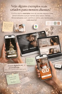 Convite Digital Personalizado + Site de Confirmação de Prese - Outros