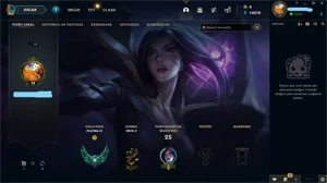 CONTA PLATINA  (EMAIL NÃO CONFIRMADO) - League of Legends LOL
