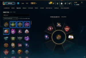 Prata 2 com 150 Champs e 19 Skins - League of Legends LOL