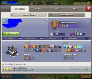 CV 9 Quase Full - Muito Barato - Clash of Clans