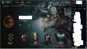 Conta prata 3 pronta p/ jogar, promoção de natal! - League of Legends LOL