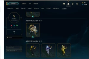 Conta League of Legends, todos os Champs, 115 skins LOL