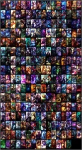 Conta League of Legends, todos os Champs, 115 skins LOL