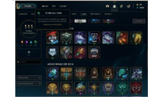Conta League of Legends, todos os Champs, 115 skins LOL