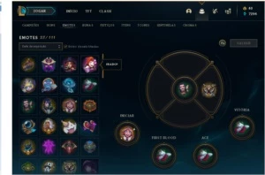 Conta League of Legends, todos os Champs, 115 skins LOL