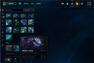 Conta ferro 1 com 78 Champs e 51 Skins + 110 Espolios - League of Legends LOL