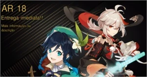 AR 18! Venti / Kazuha conta iniciante porem com T5 top tier! - Genshin Impact