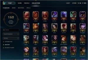 CONTA GOLD 1 COM BORDA GOLD, 62 CHAMPS, MMR ALTO - League of Legends LOL