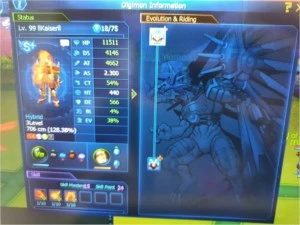 Conta Lvl 99 MUITO FORTE (Susanoomon / Alphamon Lvl 99) - Digimon Masters Online DMO